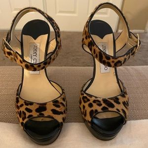 Jimmy Choo Pony hair leopard print